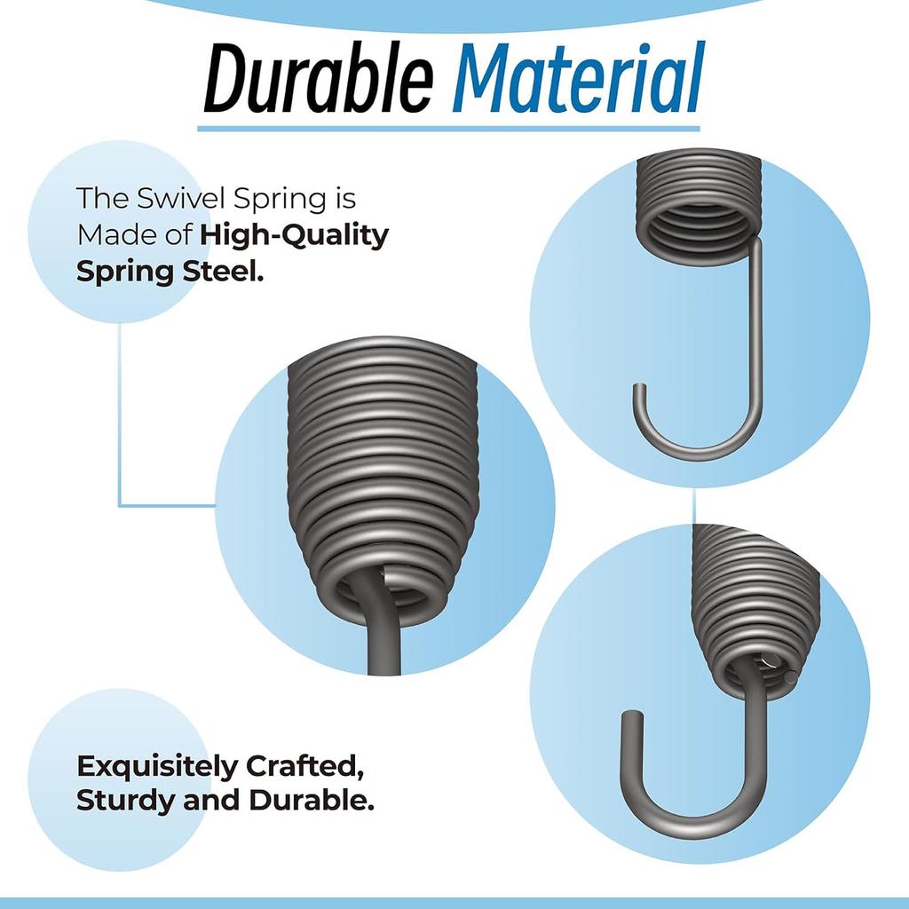 08300538 Swivel Hook Extension Spring, Snowblower Spring Compatible with Ariens SNO-Thro ST824E ST1027LE ST1130DLE ST924DLE Models