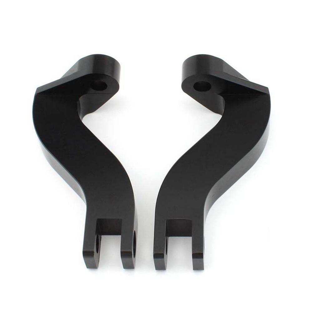 Durable Black Rear Passenger Footpeg Bracket For Harley Davidson Motorcycles