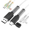 Soft Silicone Charger Cable Winder Protector USB Type C Anti-break Protective Sleeve For Xiaomi Huawei OPPO VIVO Data Line Cover