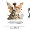 2D Flat Acrylic Purple Dragon Butterfly Girl Decoration, Indoor and Outdoor Decoration - No Battery/electricity Required, Free Day Decoration, S