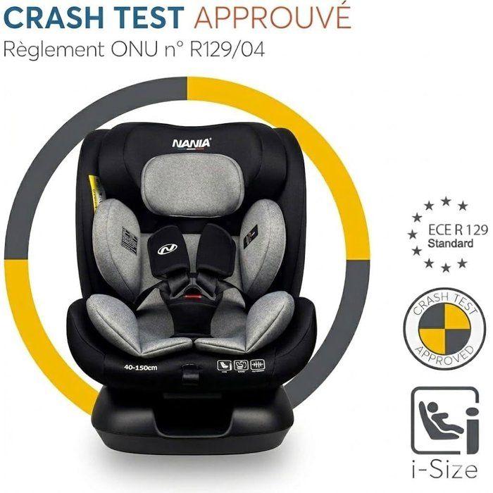 Siège auto enfant - Nania - Prato Evol - 40-150 cm - I-Size - Inclinable