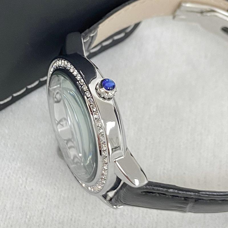 Ladies Light Luxury High-Value Imitation Sapphire Creative Folding Buckle Belt Quartz Watch