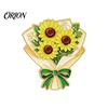 Delicate Metal Badge Bouquet Brooch Pin for Women, Enamel Romantic Flower Jewelry, Durable Sophisticated Coat Accessory Zinc Alloy Floral Lapel Coats