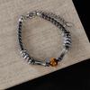 Hematite Stone Bracelets Bulk  Fashion Versatile Eye of the tiger Beads Bracelet Hand Accessories for Man ALN25123040