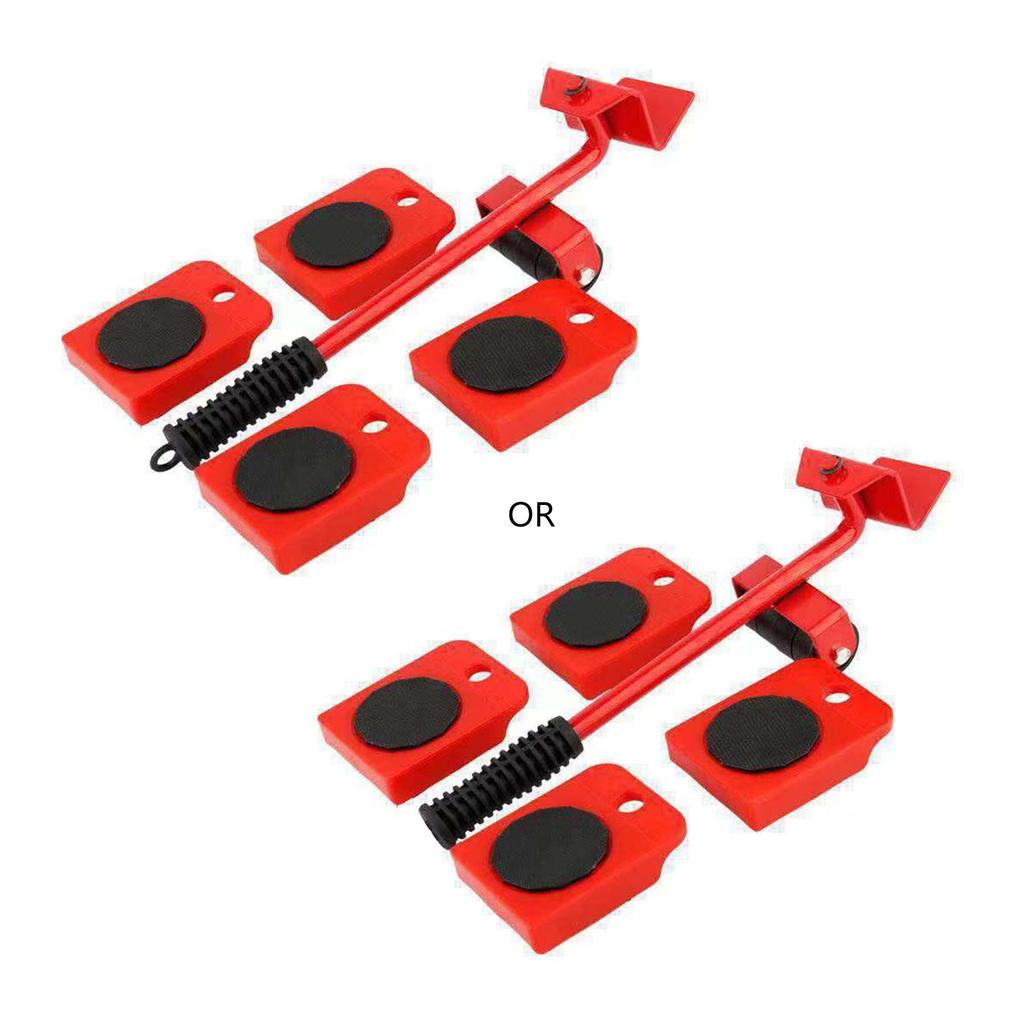 Furniture Lifter Easy Moving-Sliders 5Pack-Mover Tool Set for Refrigerator Adjustable-Height -Maximum Load Weight 200kg