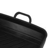2 Pcs Silicone   Cooker Pot with Handle Rectangular Fryer Liner Tray Replacement for Kitchen Cooking Accessories