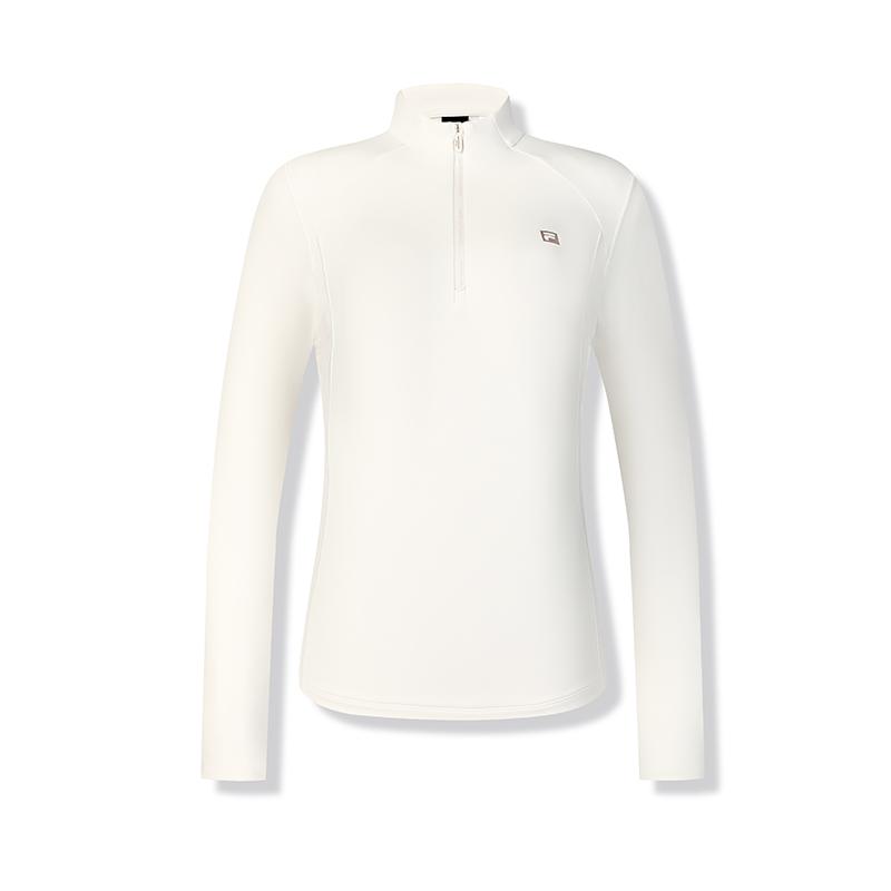 New FILA T Shirt Women's Heron White A11W511218FWT