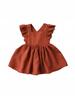 Beautiful Dress Children' Dress Charming Frills Girls' Red 110