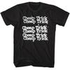 Cheap Trick Klassisk Staplad Logotyp Svart Vuxen T-shirt
