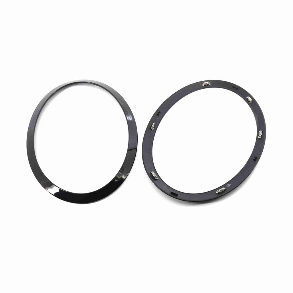 Headlight Trim Ring 2pcs Replacement for BMW MINI  F55 F56 F57 2014 2021 OEM 51137300631, 51137300632, 51712355791,
