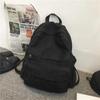 Fashion Solid Color Backpack Women Canvas School Bags For Teenage Girls Casual Travel Backpack Female Student School Backpack