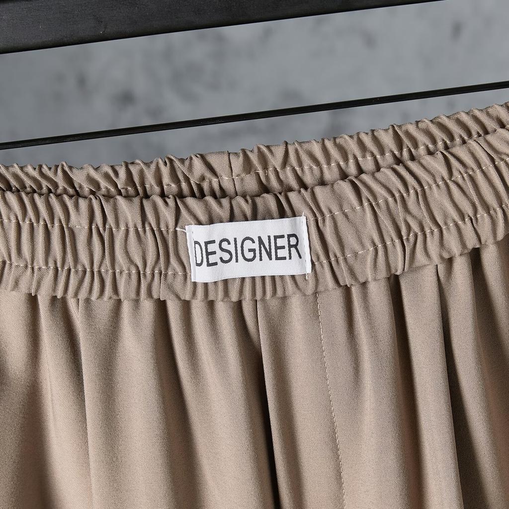 American Retro Solid Color Straight Wide-leg Casual Pants Men's and Women's Loose Casual Versatile Drape Pants