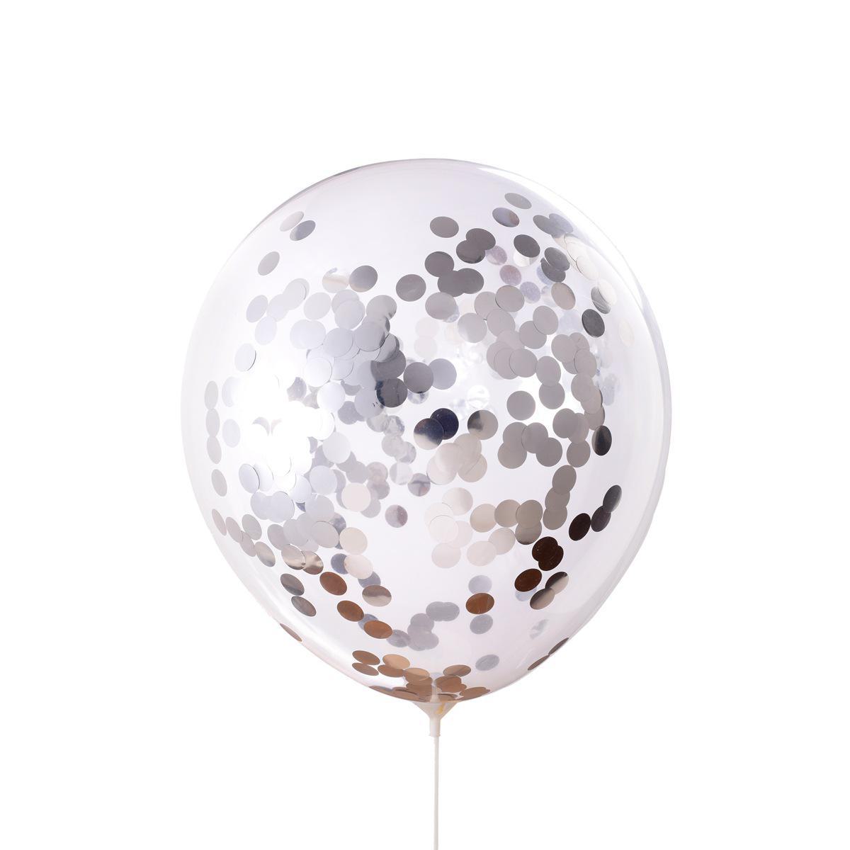 

12-дюймовые круглые шары с пайетками для украшения вечеринок и свадеб 12 inches серебряный