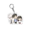 6CM Anime Keychain Women Link Click Key for Men Charles Key Ring Bag Acrylic Car Keyring Cute Acrylic Pendant Key Cosplay Gift