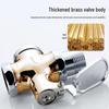 KEGOO Brass Foot Pedal Flush Valve for Squat Toilets