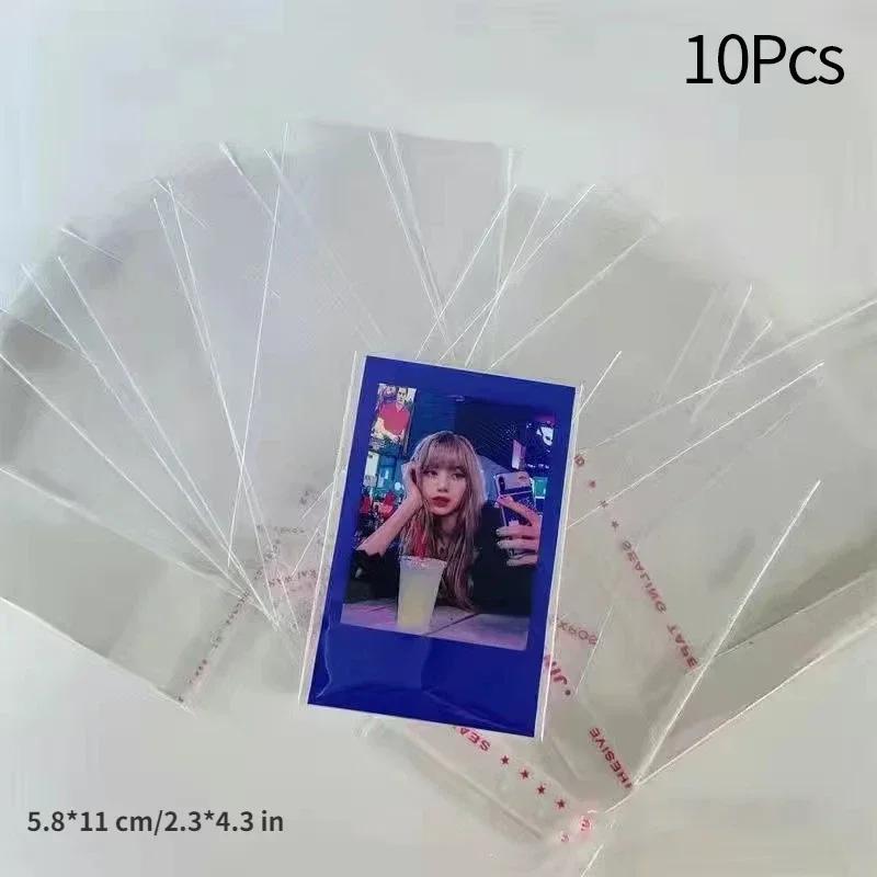 10/50pcs Kpop Photocard Holder Idol Card Collect Book Photo Paper Jam Blank Paper Idol Card Protector Kpop Photocard Sleeve