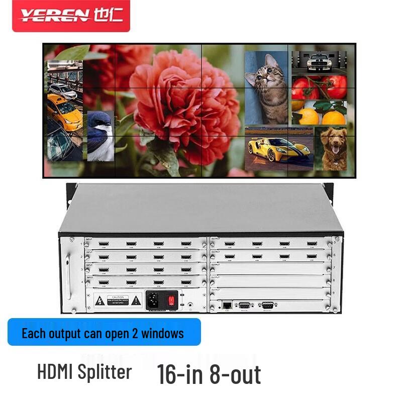 

Yeren HDMI Video Wall Processor (16x8)