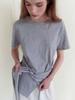 ETMON Tie Loose T-Shirt, Melange Gray