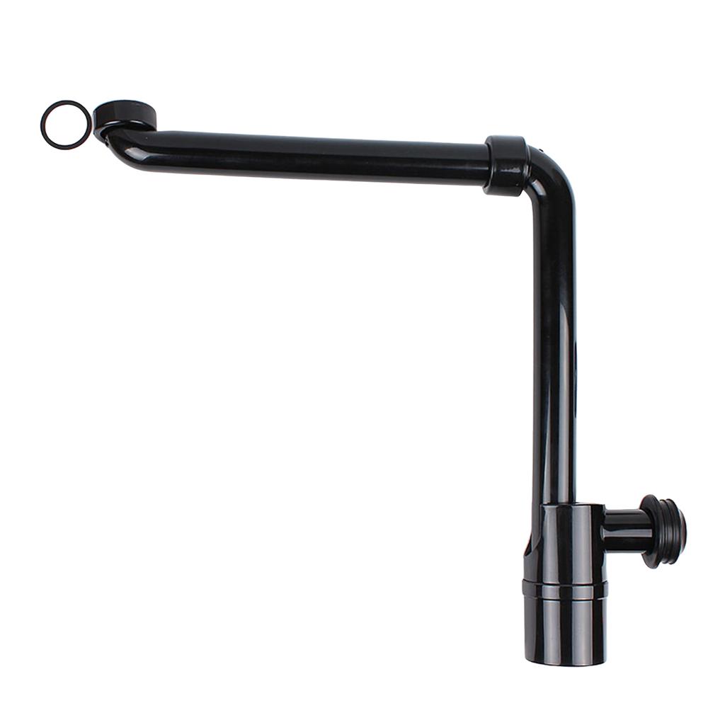 1-1/4inch Slip Inlet Drain Space Saving Sink Waste Trap Adjustable Washbasin Siphon Bathroom Basin Sink Waste Trap