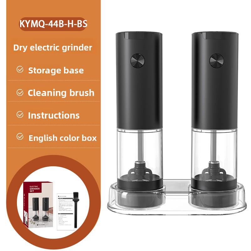 Electric Pepper Grinder Set, Kitchen Tools Household Dry Battery Sea Salt Grinder