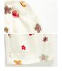 2025 Herbst Mädchen Off-White Denim-Set mit kleiner Blumenstickerei - Koreanischer Stil Zweiteiler für den Kindergarten