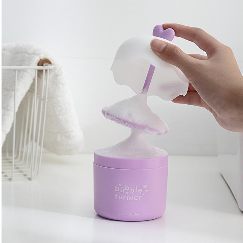 1PC Portable Foaming Cup Bubble Foamer Facial Cleanser Foaming Cup Body Wash Bubble Maker Facial Cleansing Tools.