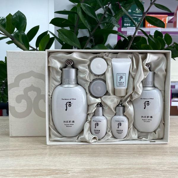 The History Of Whoo Radiant White 2pcs Special Set, Moisturizing, KBeauty, Korean Cosmetics, sample