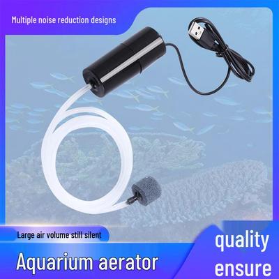 Ultra-Quiet USB Portable Oxygen Pump for Fish Tanks - Mini Aquarium Aerator
