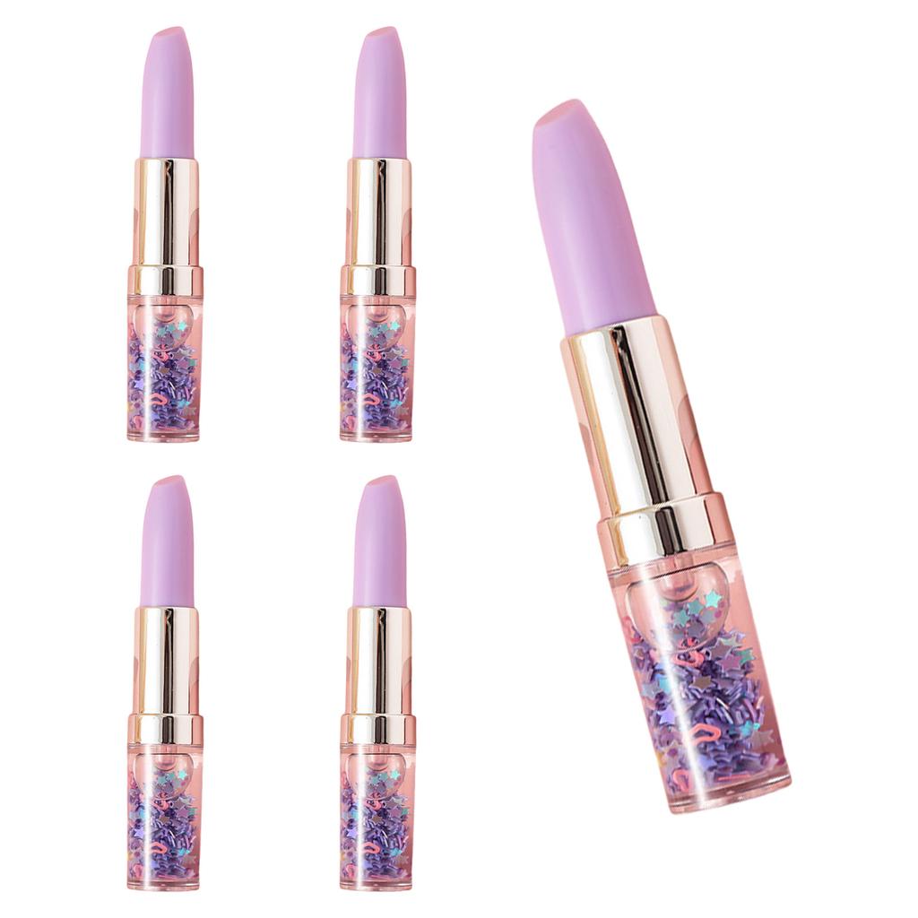 5 Pcs Highlighters Set Highlighter Markers Lipstick Shape Highlighter Pen Bible Marker Pen for Learning and Working