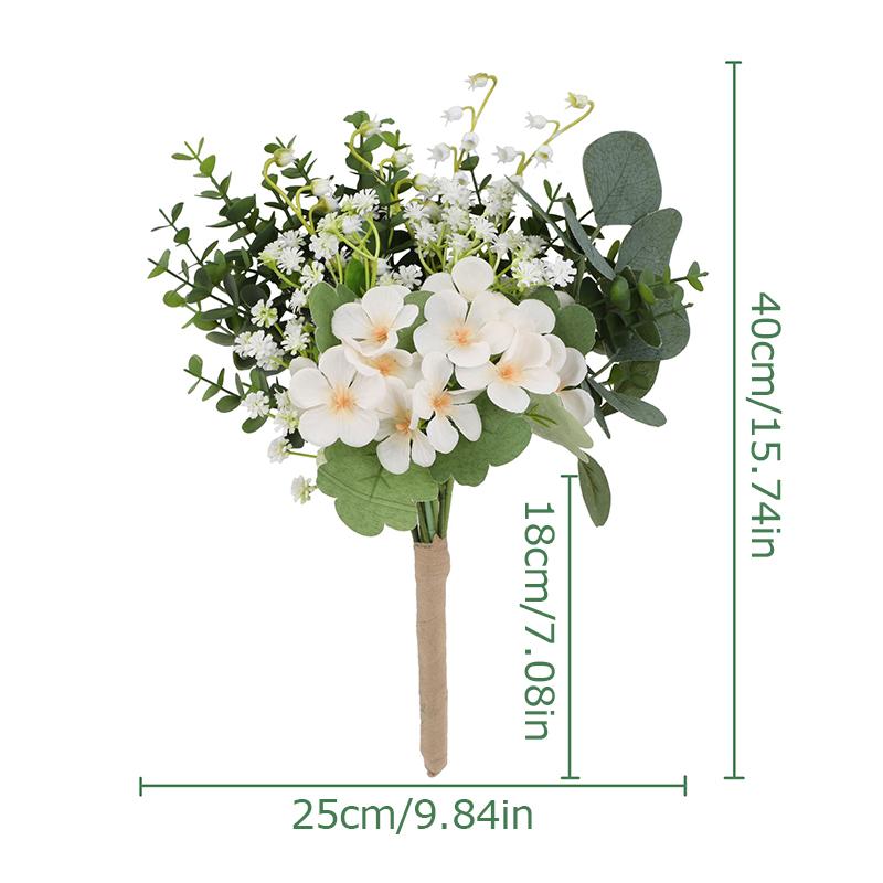 

Имитация Искусственный Цветочный Букет Орнамент Гортензия Свадьба Несколько Цветов Дом Вечеринка Ткань Декоративное Украшение