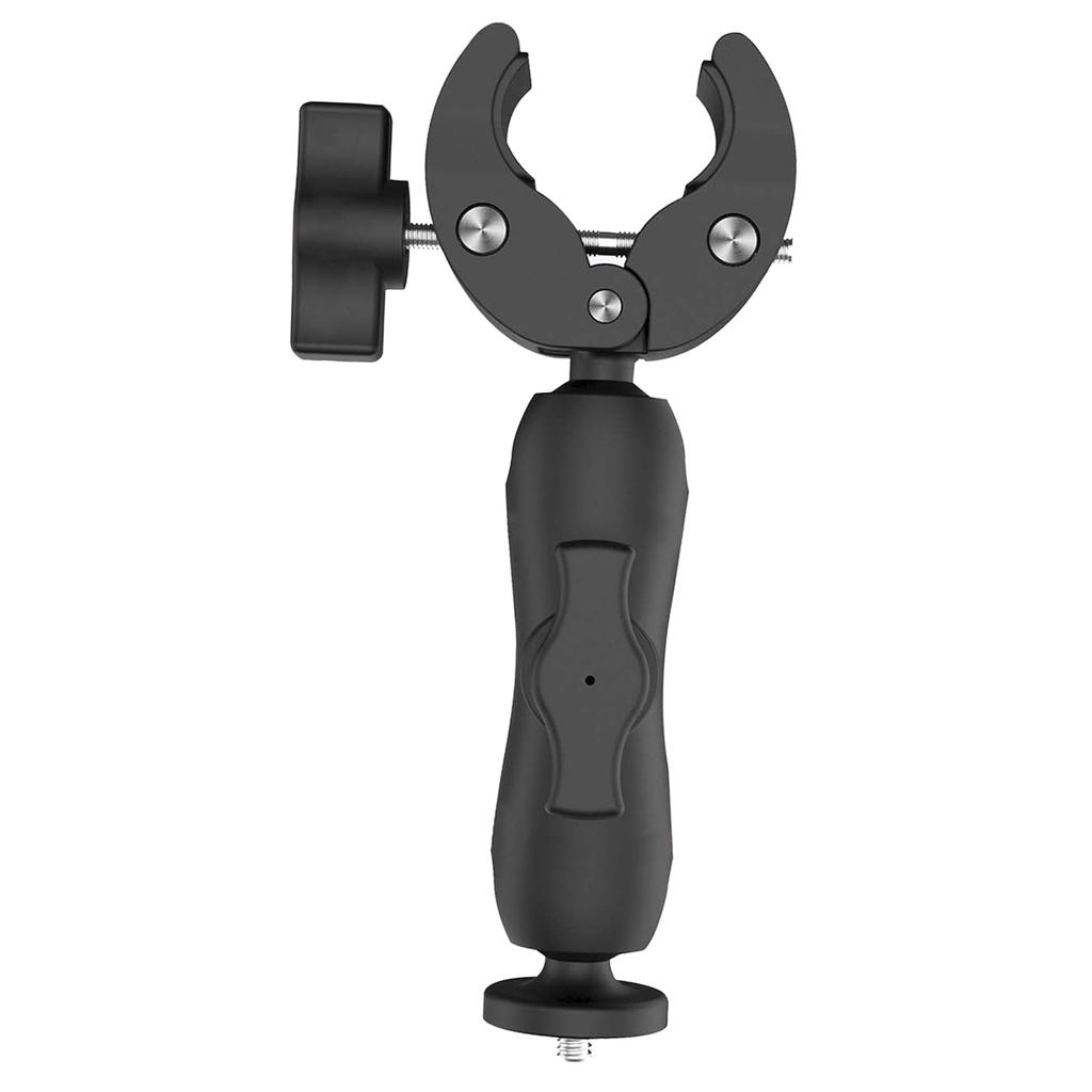 Pole Clamp Mount for Mini Satellite Device Universal Adjustable Angle Bracket with Adapter On RV