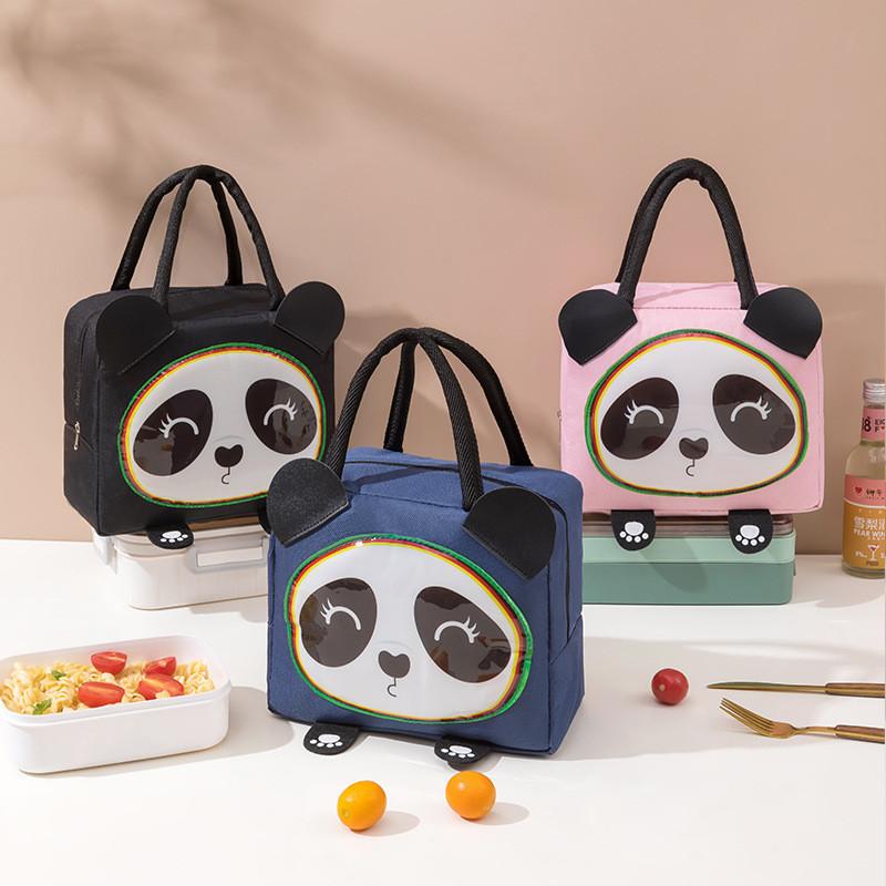 Cute Capacity Large Lunch Bag For Bento Box Cartoon Oxford Cloth Bag Lunch