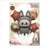 5Pcs Cute Cartoon Labubu Aluminum Film Balloon Kids Birthday Party Decoration Baby Shower Inflatable Toy