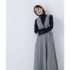 Beauty Tweedy Fringe Jumper Skirt [Natural Basic] [Brown/M]