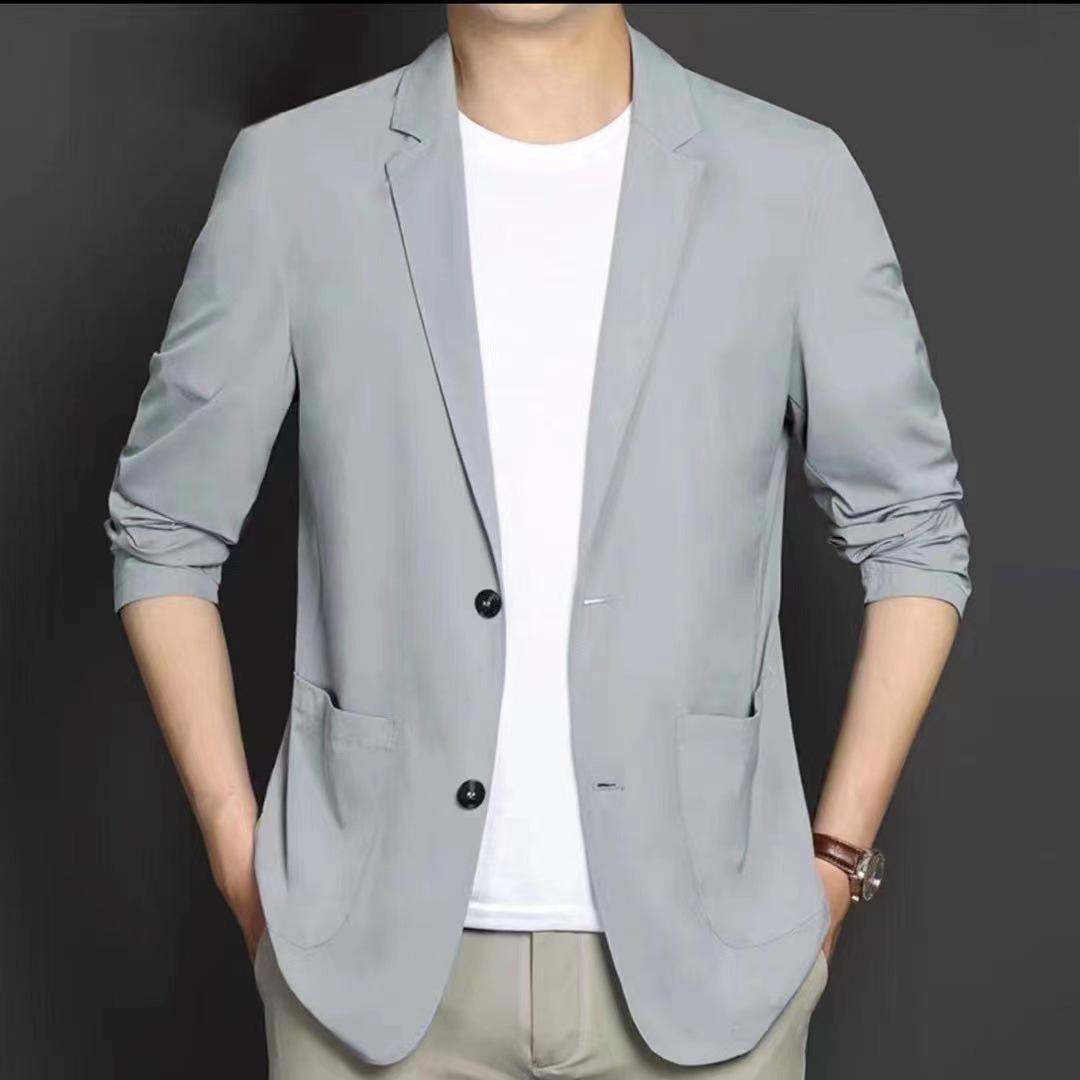 

Men’s Summer Lightweight Breathable Fashion Suit XXXL 145-162 lbs