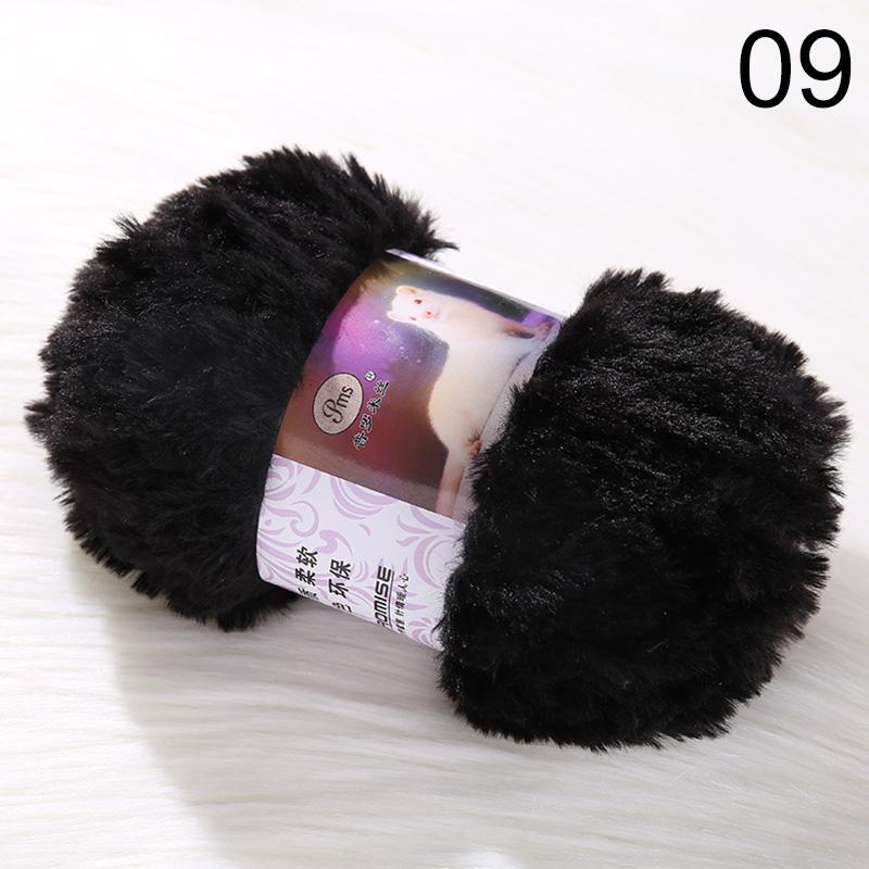 Imitation Mink Thick Wool Hand Knitting DIY Imitation Fur Fur Velvet Mink Velvet Hat Scarf Blanket Line