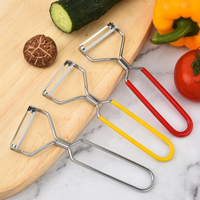 European & American Style 304 Stainless Steel Fruit Peeler with Comfortable Handle