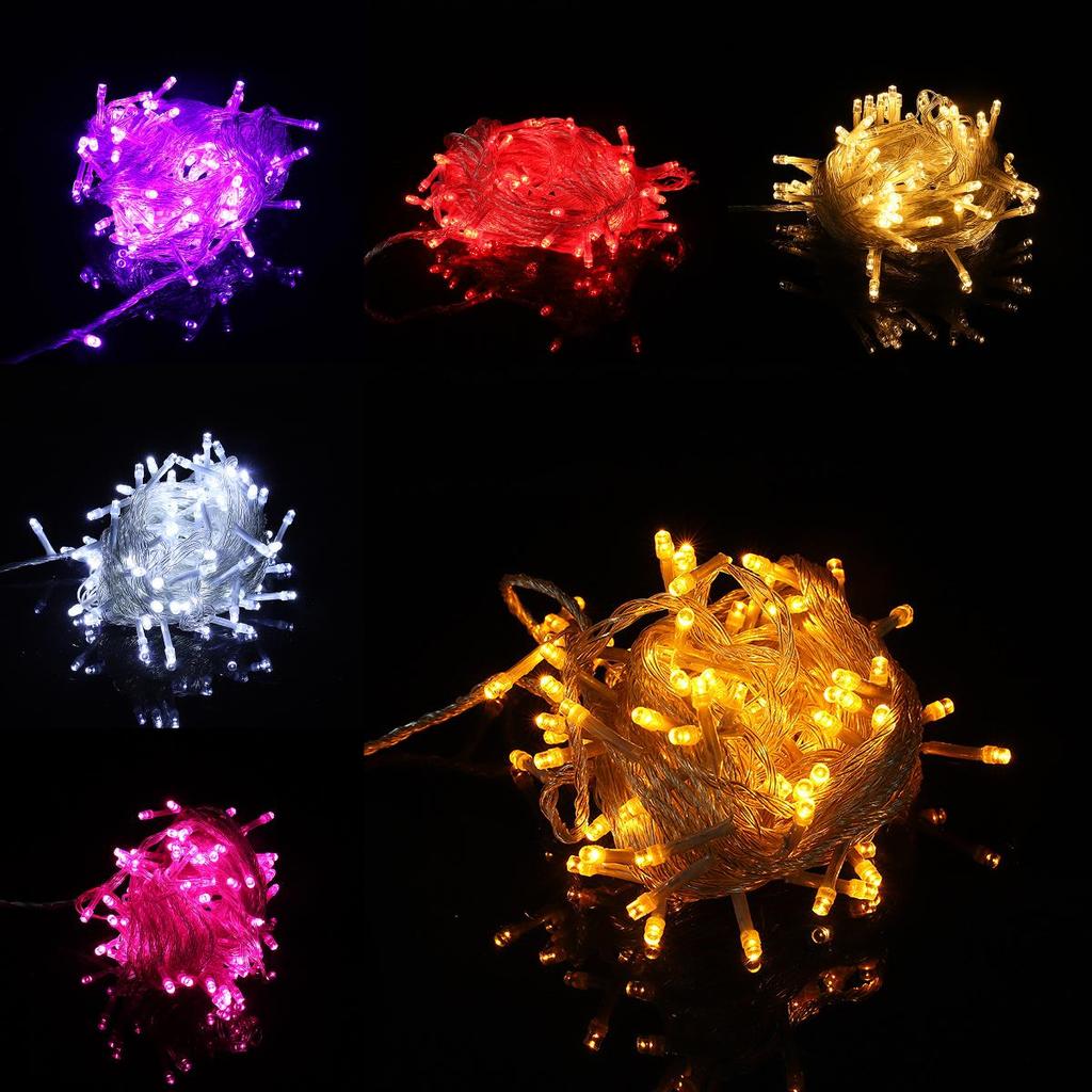 Weihnachtslichterkette mit acht Funktionen, wasserdicht, für den Außenbereich, zur Dekoration festlicher Anlässe