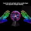 4/5/6/8 Inch Magic Plasma Ball Lamp LED Night Light Atmosphere Touch Plasma Light Christmas Party Decor Lighting Kids Gift Toy