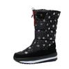 Northeast winter snow boots tall women's velvet thickened warm cotton shoes women's outdoor thick-soled waterproof and non-slip long boots