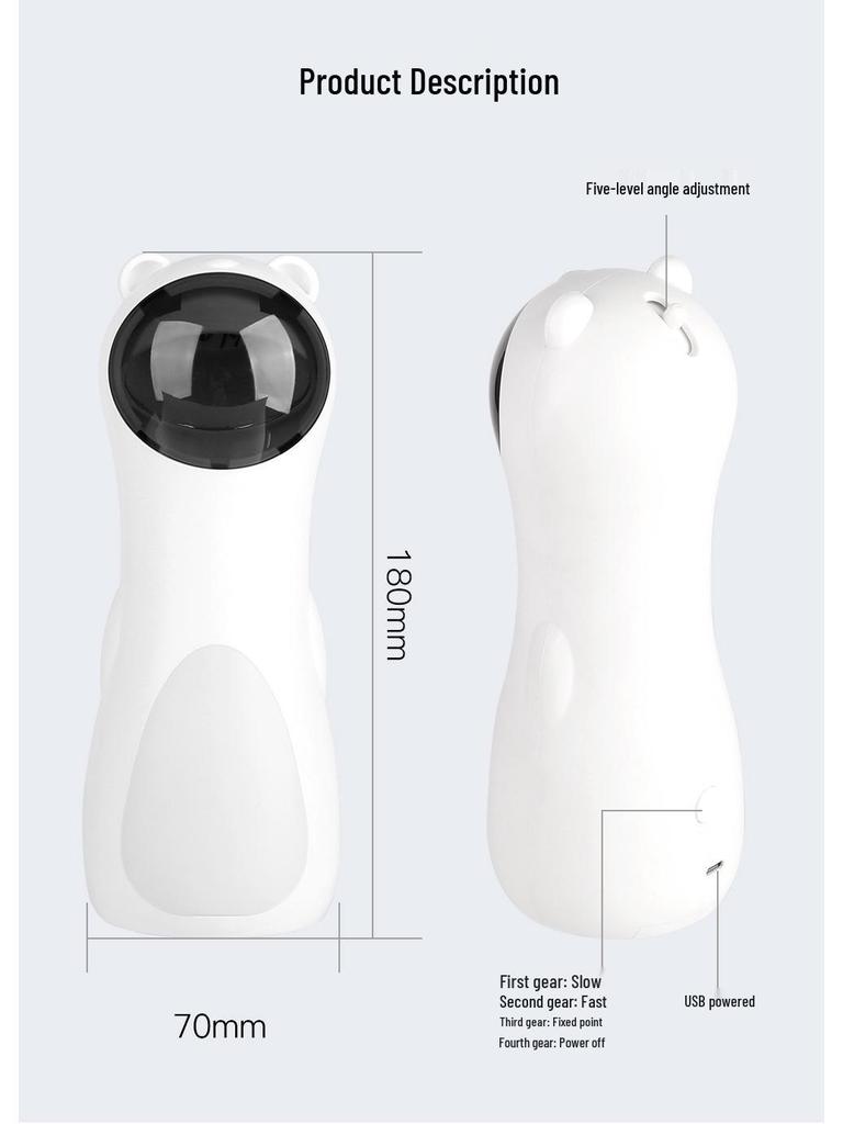 Automatyczna LED Maskotka Miś Laserowy Kot Zabawka Wędkarska