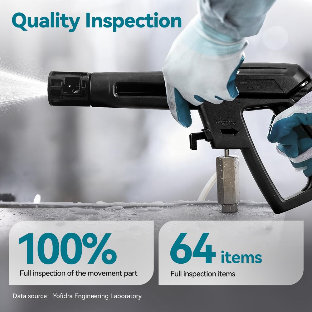 Yofidra High-Pressure Car Washer – Dual Water Intake (Self-Priming + Faucet) + All-in-One 0–180° Nozzle + Rich Foam Spray + 3-Axis Metal Pump