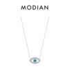 Argento Sterling 925 Sexy Ciglia La Mano di Fatima Turchese Ciondolo Occhio Blu Fortunato Collana Per Donne Gioielli Preziosi Regalo