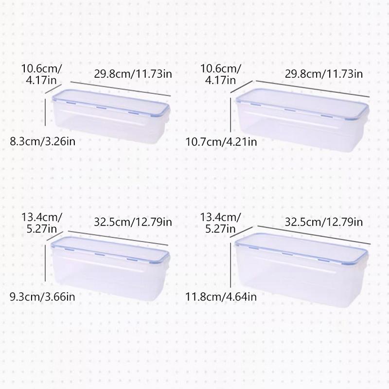 Plastová nádoba na chleba Vzduchotěsná nádoba na potraviny Nádoba na sendvičový chleba s víkem Nádoba na bochníkový chleba Kuchyňský organizér