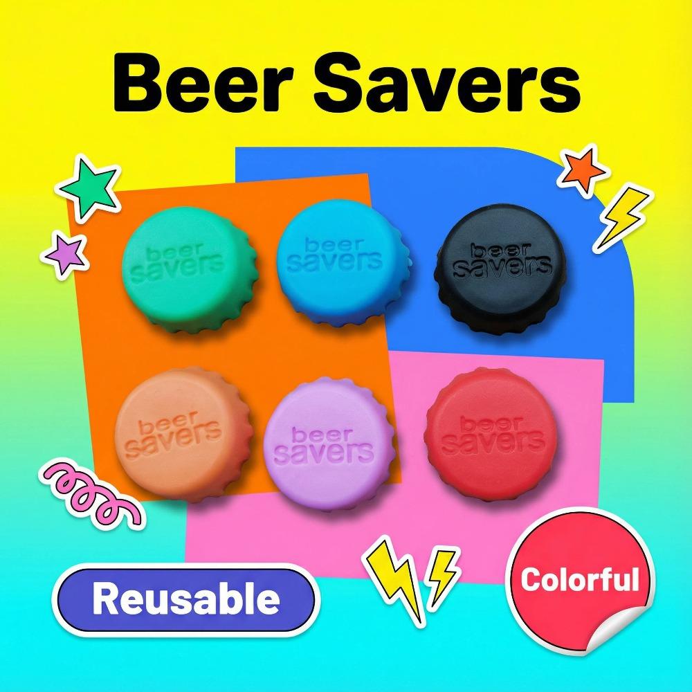 Silica Gel Bottle Cap Reusable Sealed Beer Cap Vinegar Soy Sauce Bottle Soda Cola Cap Wine Protective Stopper