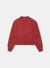 Korean Badblood BCAC Series Women's Red Polo Collar Sweater - Casual Loose Knitwear