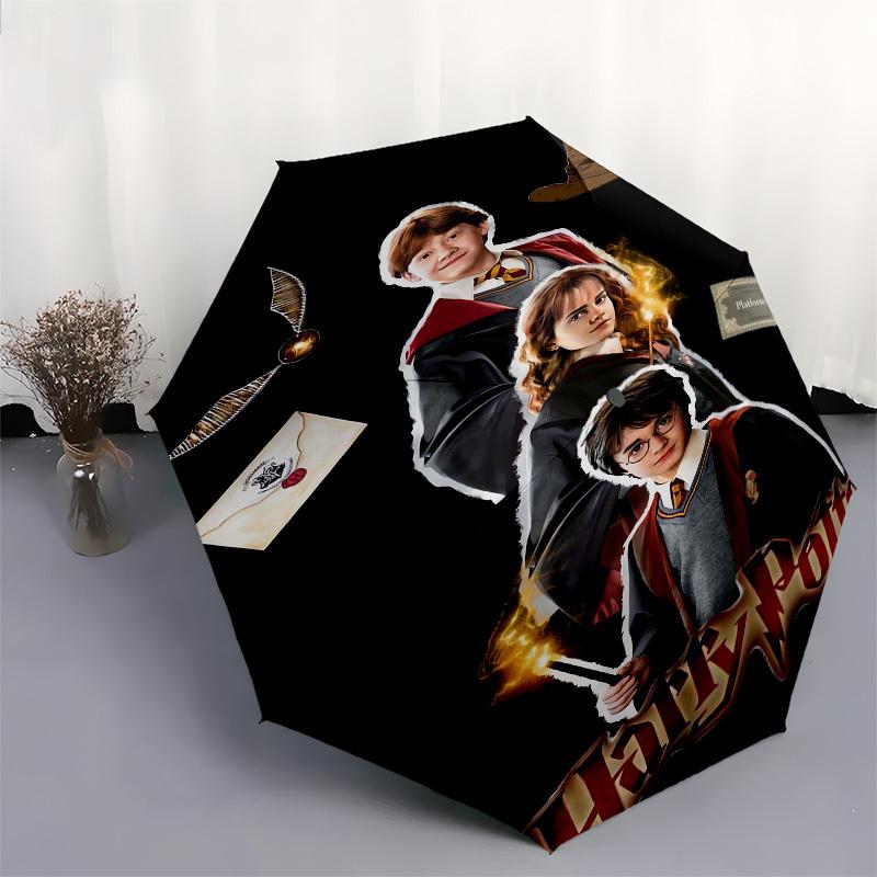 1pc Harry Potter Platform Ticket Umbrella with Plastic Handle,Suitable for All Seasons Travel Outdoor Multi-functional UmbrellaDCS004
