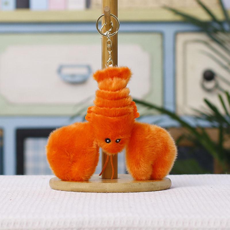 Lobster Plushie Animal Plush Toy With Pp Cotton Filling For Bag Decoration And Play
