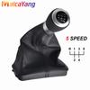 Car Gear Shift Knob Shifter Lever PU Leather Gaiter Boot Cover Collar For Seat Alhambra 2000-2010 A Perfect Replacement