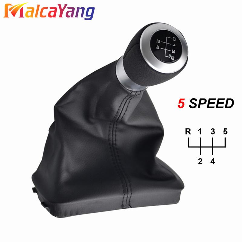 Car Gear Shift Knob Shifter Lever PU Leather Gaiter Boot Cover Collar For Seat Alhambra 2000-2010 A Perfect Replacement